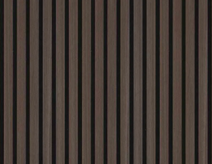 Smoked Oak acoustic slat wall panel